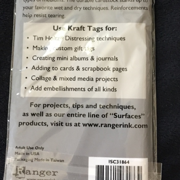 🐌5 Items for $15🐌 Hanger Craft Tags Pack of 20 - Picture 4 of 4